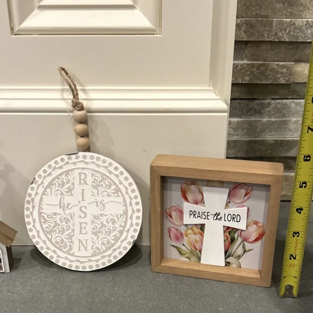 Hobby Lobby Easter 2026 Church Cross Figurine Decor Set